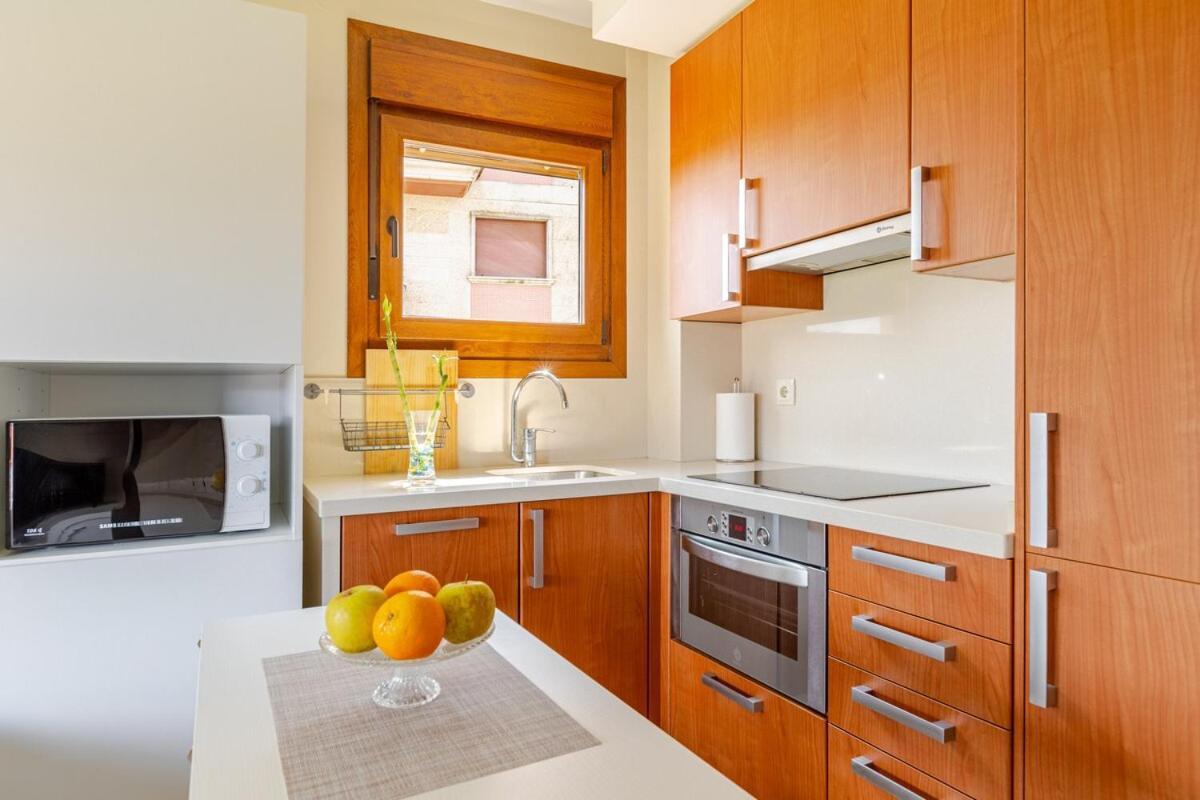 Apartamento Acogedor En La Playa De La Lanzada 桑亨霍 外观 照片
